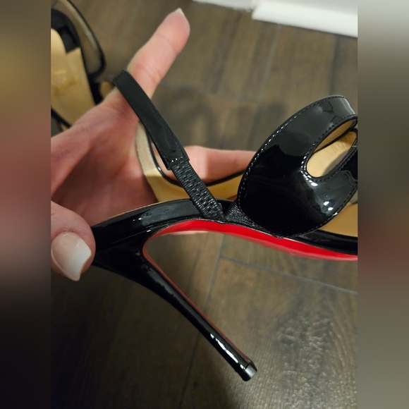 Christian Louboutin Vavazou Black Slingback Heels Size 36 W/ COA - Picture 5 of 13